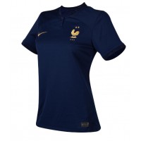 France Raphael Varane #4 Replica Home Shirt Ladies World Cup 2022 Short Sleeve